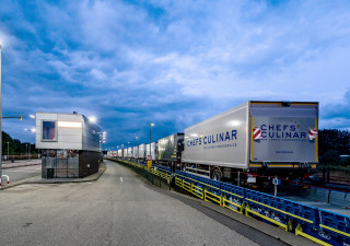Firmenkunden LKW auf dem AUTOZUG Sylt